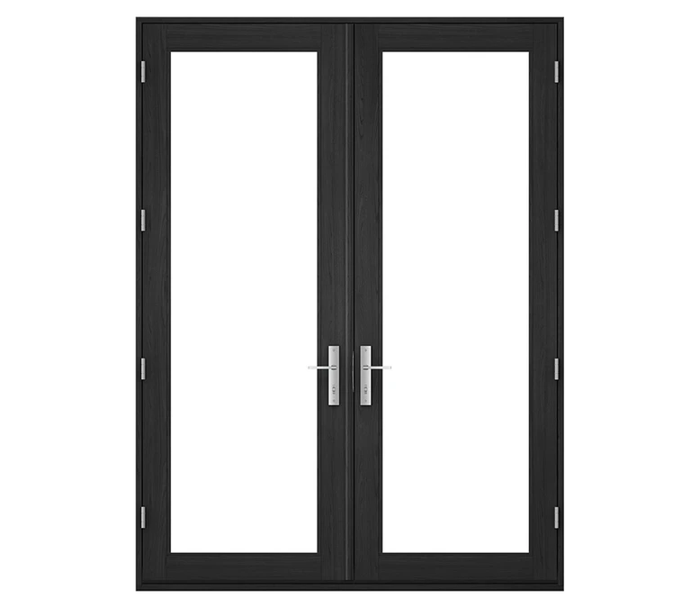 Pella Reserve Contemporary Wood Hinged Patio Door in Mobile